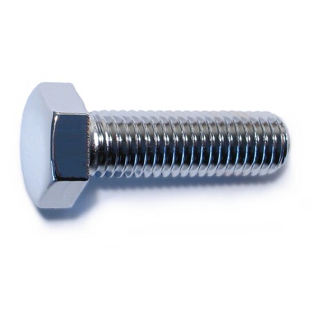 Midwest Fastener Class 8.8, M12-1.75 Hex Head Cap Screw, Chrome Plated Steel, 40 mm L, 5 PK 79984